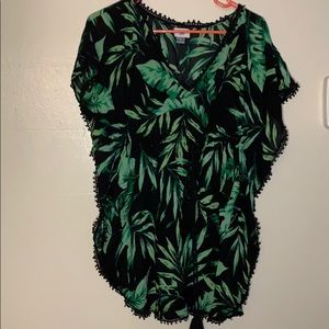 Old Navy Palm Print Cover Up